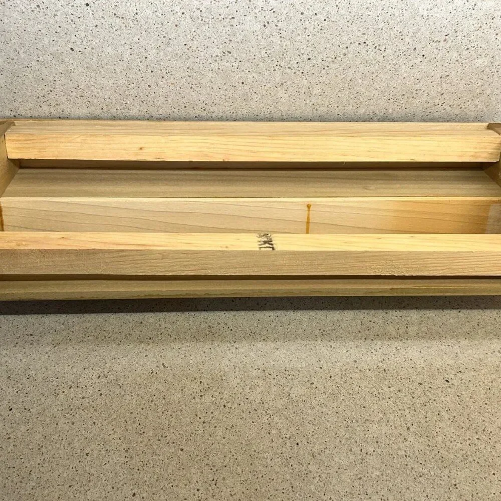 Custom Handmade 2-Tier Riser Display Stand - Spice Rack / Organizer - Solid Wood - Picture 2 of 5